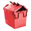 Plastic Crate - Hinged Lid - SABS Approved - 26L - Red - Pack of 180 - AT43315-red