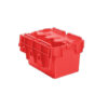 Plastic Crate - Hinged Lid - SABS Approved - 6.4L - Red - Pack of 100 - AT32182-red