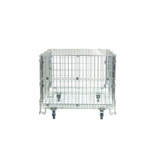 Hypercage - Mobile - Wire - With Lid - 65mm Mesh - 100 x 120 x 100 cm - MHCS10000ALID65