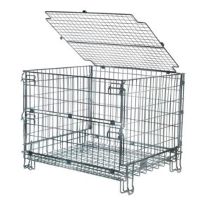 Hypercage - Wire - Standard - Static - With Lid - 65mm Mesh - 100 x 120 x 100 cm - HCS10000ALID65