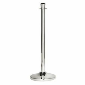 Queue Barrier Pole - Stainless Steel - 350 x 930mm - HOSQ008