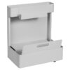 Mobile Desk Caddy - Steel - 54 x 33 x 60 cm - White - 842-MS12-01
