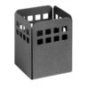 Pencil Holder - Square Punch Steel Range - Metal - 7.5 x 7.5 x 10 cm - Colour Options - 426BL