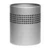 Waste Paper Bin - Square Punch Steel Range - Metal - 24 x 30 cm - Silver - 420SI