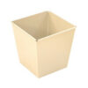 Steel Waste Bin - 29 x 30 x 30 cm - WB001-ivory