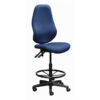 Draughtsman Chair - Swivel and Tilt - Wheels - 123 x 50 x 56 cm - SE025-blue