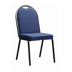 Office Chair - Banquet Side Chair - No Arms - Square Tube - 90 x 46 x 64 cm - SE020-blue