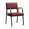 Office Chair - Economy Arm - Square Tube - 88 x 60 x 60 cm - SE016-burgundy