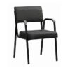 Office Chair - Economy Arm - Square Tube - 88 x 60 x 60 cm - SE016-black