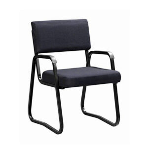 Office Chair - Economy - Arm - Skid Base - 88 x 60 x 60 cm - SE015-black