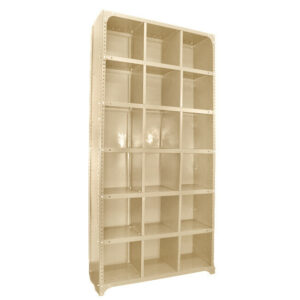 Pigeon Hole Steel Cabinet - 18 Compartment - 180 x 90 x 45 cm - PH002-ivory
