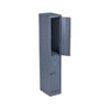 Steel Locker - Metal - 2 Tier - Two Door - 180 x 30 x 45 cm - LOC002-grey