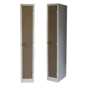 Steel Locker - Metal - Single Tier - 1 Door - 180 x 30 x 45 cm - LOC001-ivorykaroo