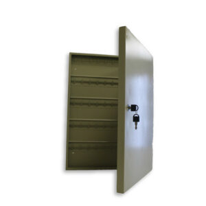 Steel Key Cabinet - 50 Key Holder - 55 x 27 x 5 cm - KEY002-ivory