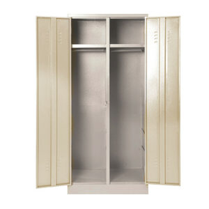 Steel Hostel Locker - Metal - Double - 180 x 79 x 52 cm - DHL04-ivorykaroo