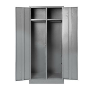 Steel Hostel Locker - Metal - Double - 180 x 79 x 52 cm - DHL04-grey