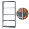 Steel Shelving 5 Shelves - Metal - 191 x 91 x 30.5 cm - AUC17-grey