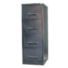Steel Office Filing Cabinet - 4 Drawer File - 130 x 47 x 63 cm - 4FC02-grey