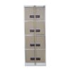 Steel Office Filing Cabinet - 4 Drawer File - Security Bar - Knock Down (Requires Assembly) - 130 x 47 x 63 cm - 4FC01KD-ivorykaroo