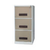 Steel Office Filing Cabinet - 3 Drawer File - Knock Down (Requires Assembly) - 105 x 47 x 63 cm - 3FC01KD-ivorykaroo