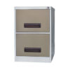 Steel Office Filing Cabinet - 2 Drawer File - Knock Down (Requires Assembly) - 71 x 47 x 63 cm - 2FC01KD-ivorykaroo