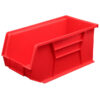 Stack & Hang Parts Storage Bin - Small Plastic Container - Size 7 - 37.5 x 21 x 18 cm - Red - BIN-7-RED