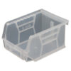 Stack & Hang Parts Storage Bin - Small Plastic Container - Size 2 - 13.5 x 10.5 x 7.5 cm - Clear - BIN-2-CLEAR