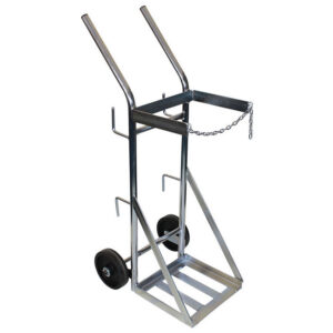 Gas Bottle Trolley - Single LPG Canister - 34 x 40 x 110 cm - Load Capacity 200kg - SX3-WSR