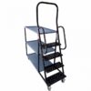 Picking Trolley with Steps - Steel - 4 Steps - 145 x 53 x 178 cm - ST4-3W