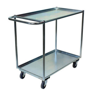 Stock Picking Trolley - 2 Shelf - Galvanised - 110 x 61 x 110 cm - Load Capacity 240kg - SP42-2