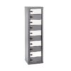Tablet Locker - Steel - 10 Compartments - 81 × 30 × 45 cm - Grey - TABLET10