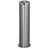 Ashtray Litter Bin - Stainless Steel - Pillar - Wide - 200 Ø x 810 (H) mm - WLP002SS