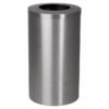 Stainless Steel Litter Bin - Jumbo - Mall Bin - Includes Bag Holder - 480 Ø x 700 (H) mm - PREMB01SS