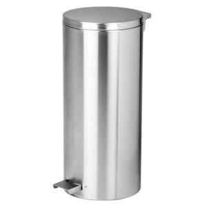 Steel Pedal Bin - 50L - Includes Inner - 305 Ø x 470 (H) mm - Brushed Stainless - PEDK005SS