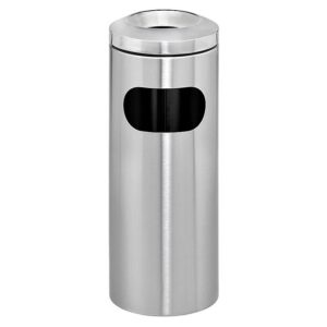 Ashtray Litter Bin - Stainless Steel - Coastal Grade - Non Rust - 240 Ø x 680 (H) mm - 788NR