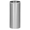 Stainless Steel Litter Bin - Free Standing - 240 Ø x 600 (H) mm - Brushed Finish - 781SS