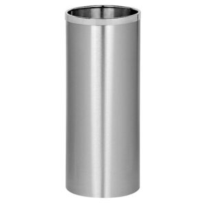 Stainless Steel Litter Bin - Free Standing - 240 Ø x 600 (H) mm - Brushed Finish - 781SS