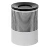 Steel Litter Bin - Wide - Swivel Funnel Top Lid and Bin Liner - Perforated - 400 Ø x 600 (H) mm - Silver - 770SI-027SD