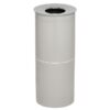 Plastic Ashtray Free Standing - With Stainless Steel Top (without Opening) - 240 Ø x 585 (H) mm - Colour Options - 635GR
