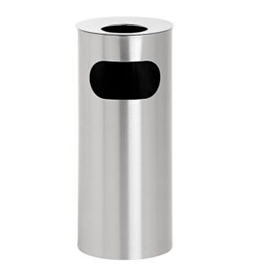 Ashtray Litter Bin - Stainless Steel - Coastal Grade - Non Rust - 240 Ø x 600 (H) mm - 506NR