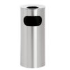 Ashtray Litter Bin - Stainless Steel - Free Standing - 240 Ø x 600 (H) mm - Brushed - 506