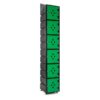 Ecolite Plastic Locker - HACCP Compliant - Slanted Top - 6 Tier - ECOLITELOCKER6