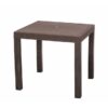 Plastic Square Table - Elite - 4 Seater - Cappuccino
