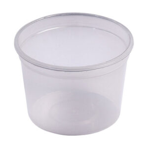 90ml Take Away Containers - Tub Only - Clear - Pack of 1000