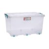 50L Clip and Lock Plastic Storage Box - Colour Options - Pack of 5