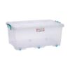 40L Clip and Lock Plastic Storage Box - Colour Options - Pack of 5