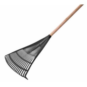 Leaf Rake - Black Fan - Recycled Plastic - 56cm - Pack of 10