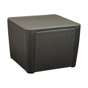 Jabulani Patio Table - Outdoor - Rattan Look - Colour Options - 57 x 57 x 43cm