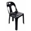 Plastic Catering Chair - Black