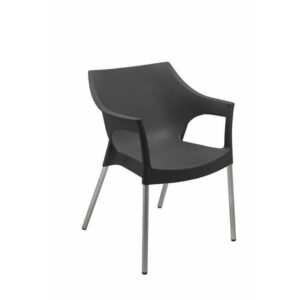 Plastic Chair - Chelsea - Black